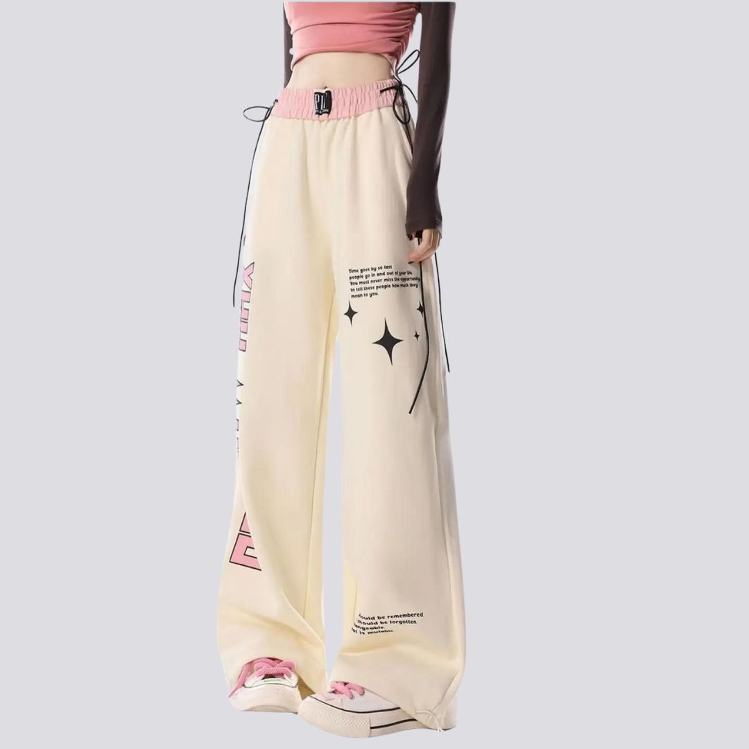 Yunisa - Broek Met Wijde Pijpen