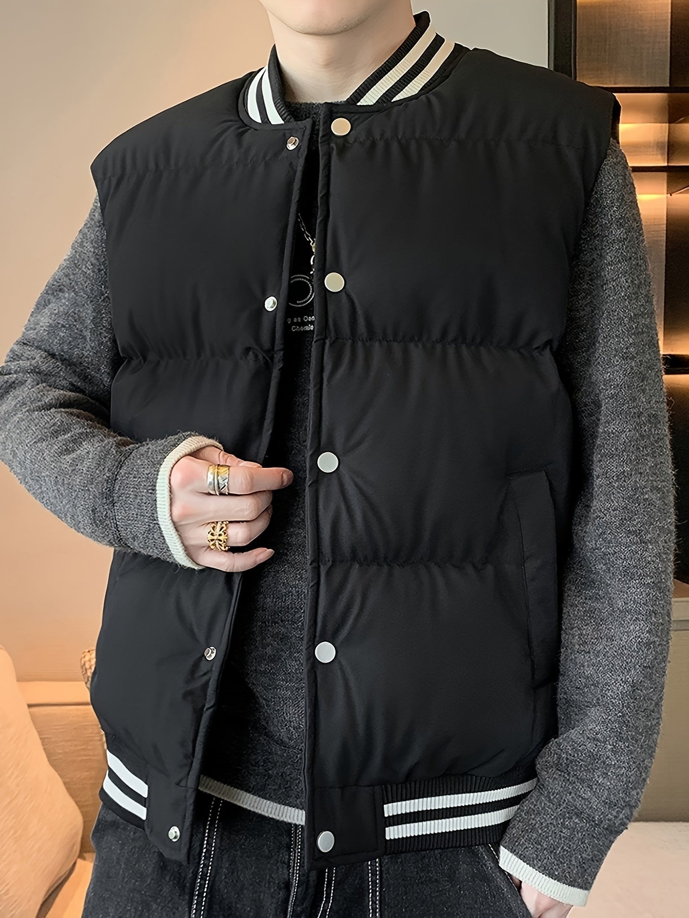 Adam | Warm gewatteerd herenvest