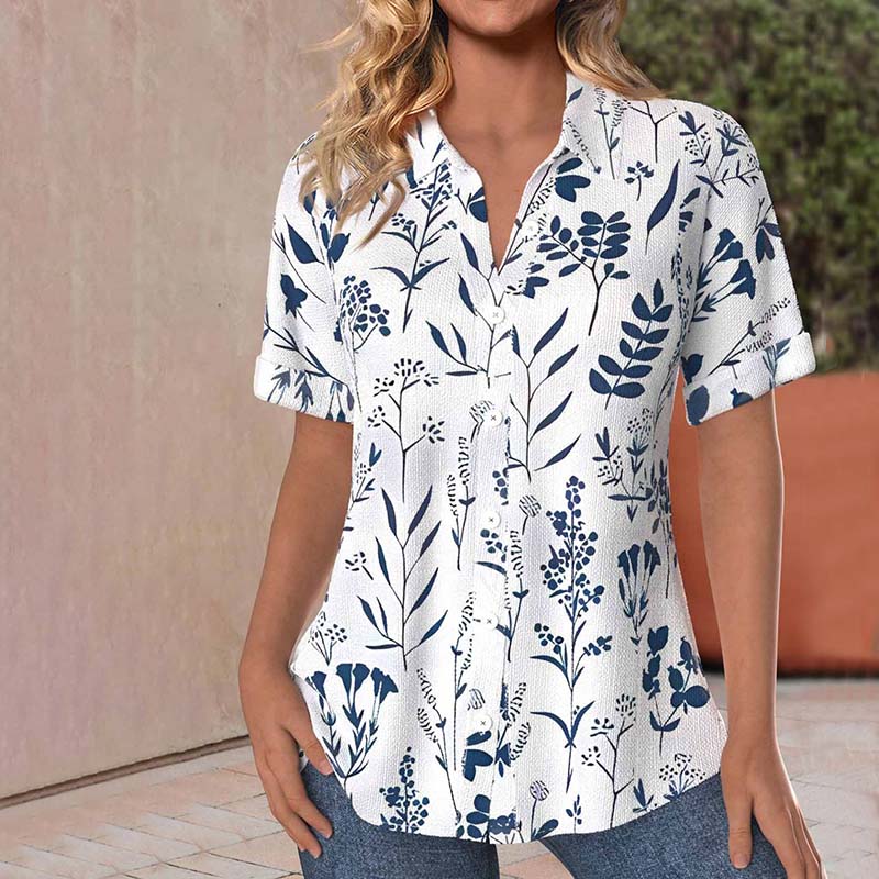 Amilia | Casual Blouse met Bloemprint