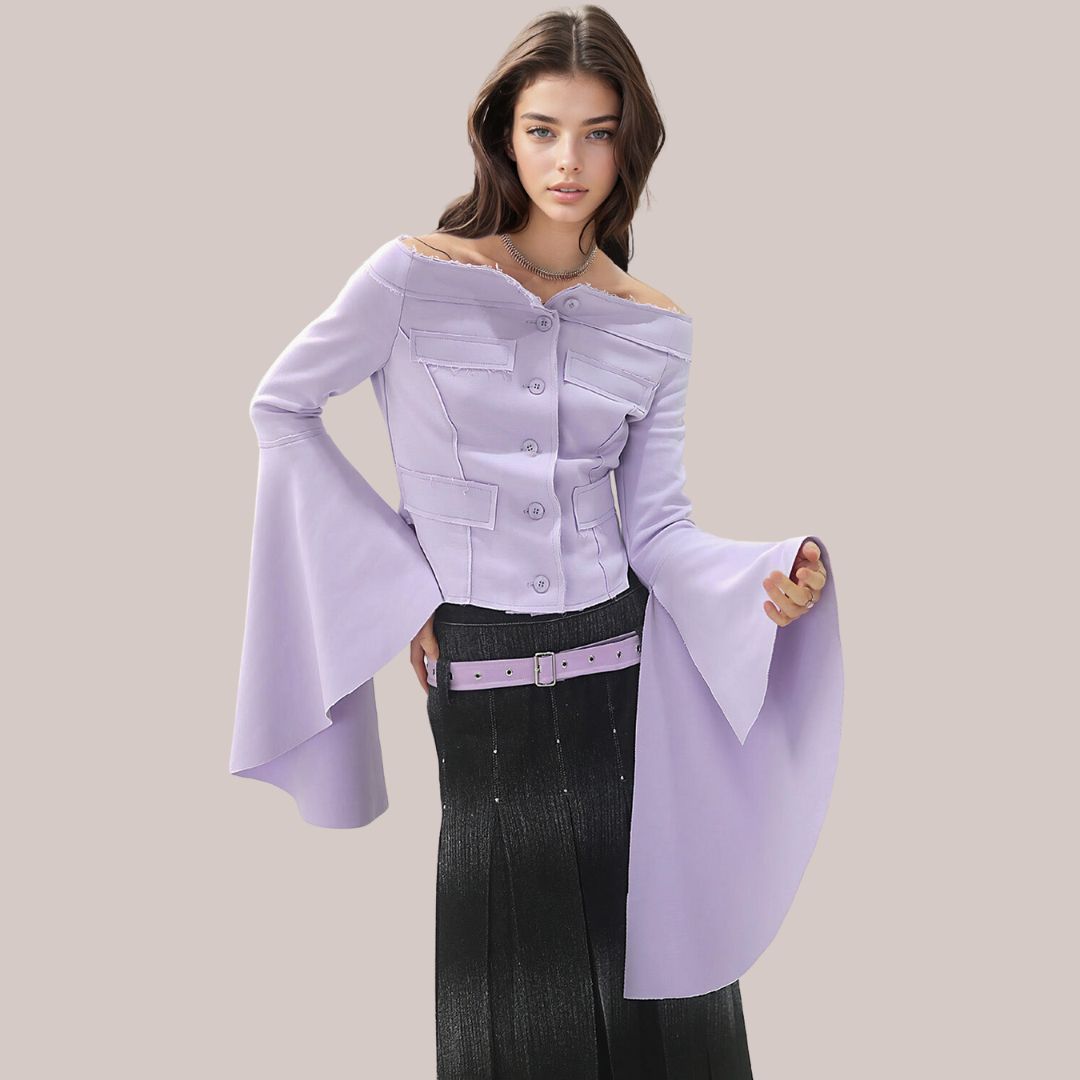 Vale - Elegante top met korsetdetail