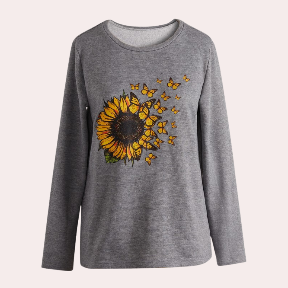 ALIKAH - Trendy Bedrukte Shirt voor Dames