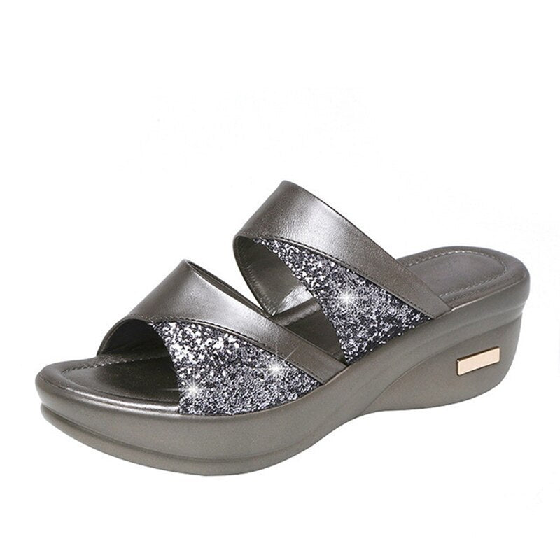 Sophie | Open-Teen Pantoffels – Comfortabele Dames Slippers voor Thuis