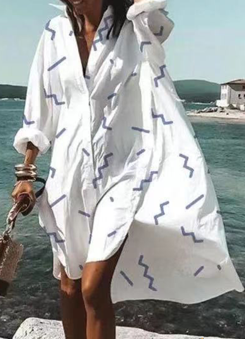 Nylah - V-hals jurken