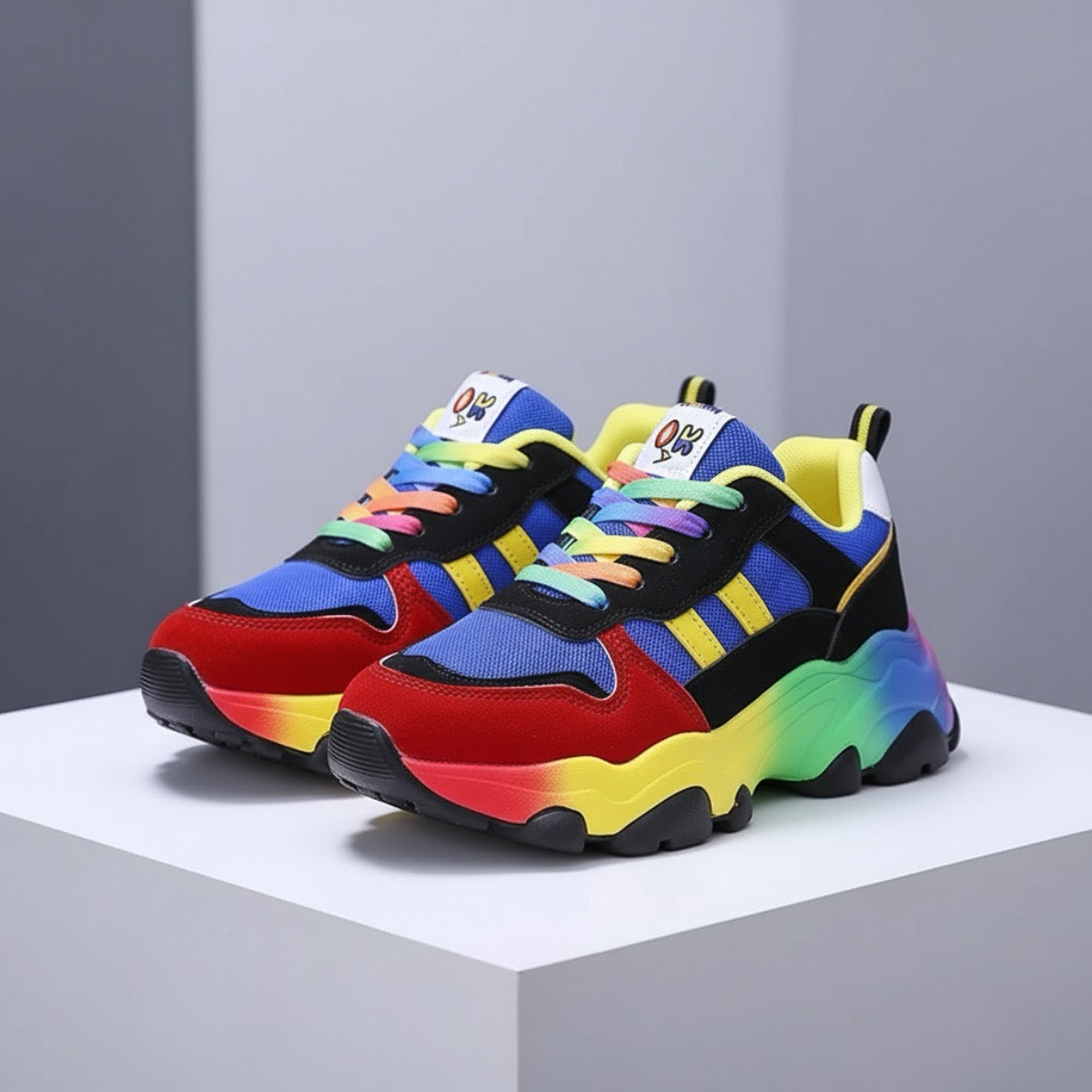 Annemijn | Comfortabele sneakers voor dames in kleurrijke stijl