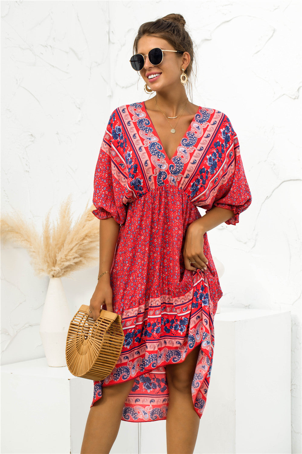 "Marion" Zomerse boho jurk