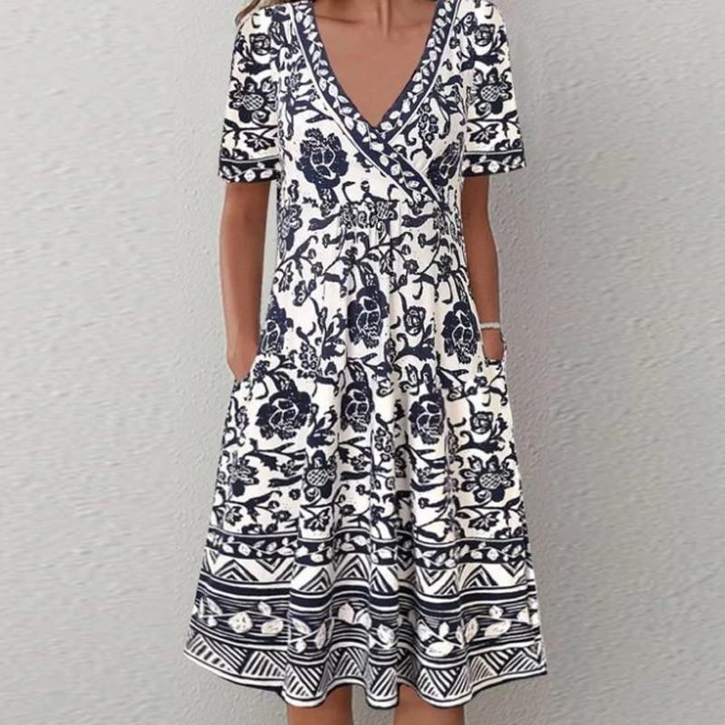 "Flora" designer zomerjurk