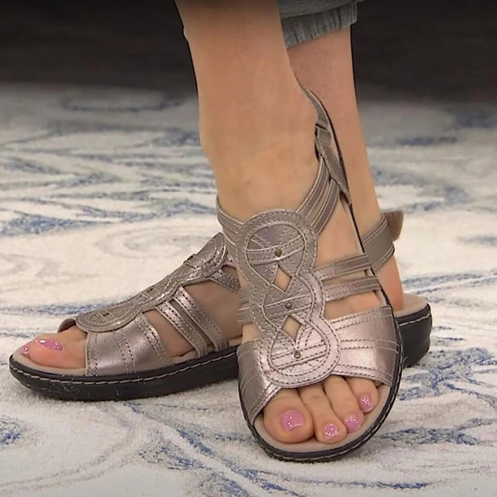 Abi - stijlvolle ergonomische sandalen met voetsteun