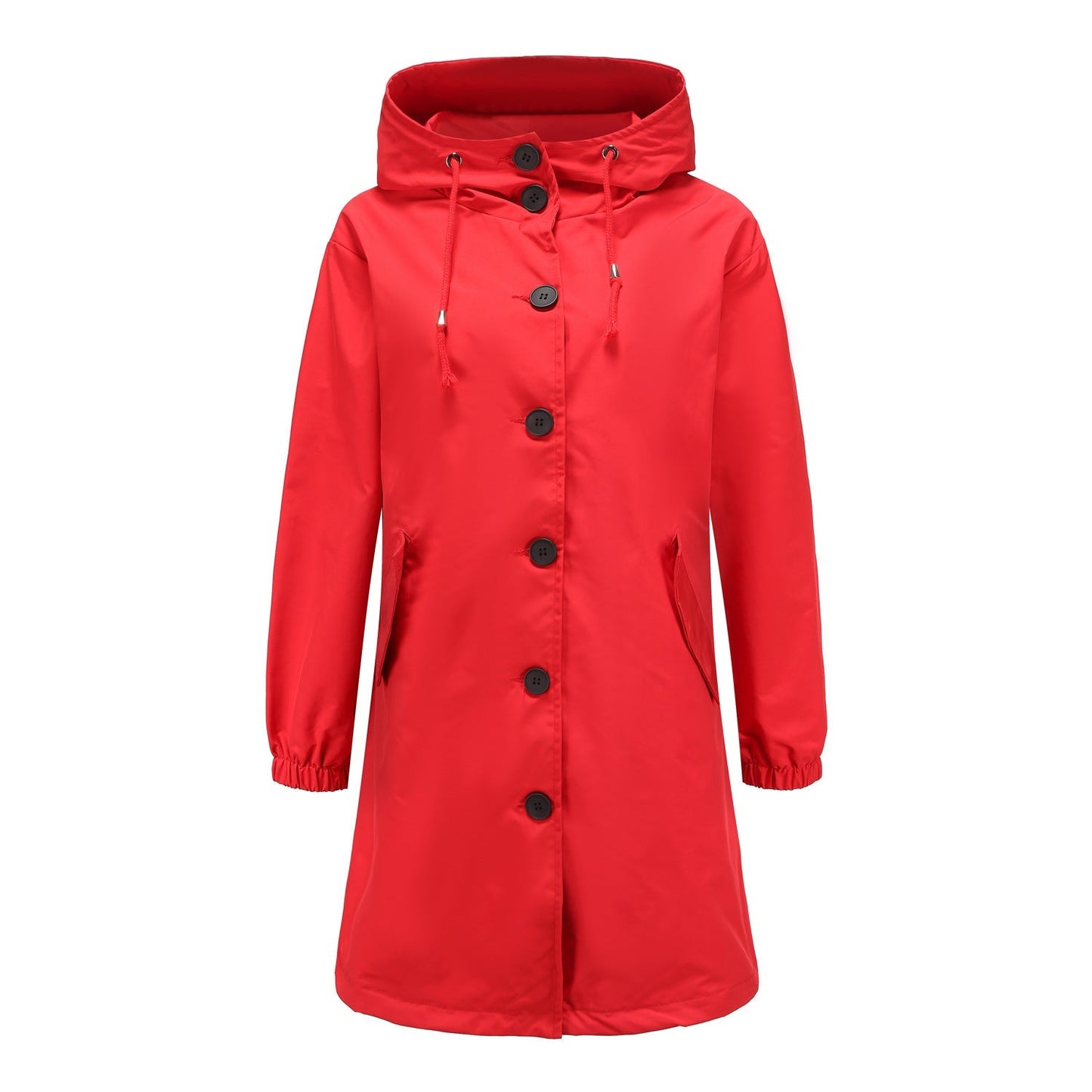 Casual waterdichte outdoor regenjas met capuchon voor vrouwen