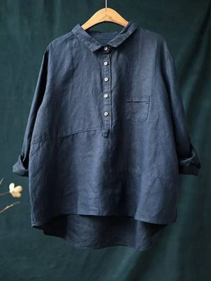 Madeleine | Dames Casual Lange Mouw Blouse | Button Down