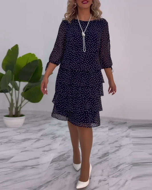 Elegante herfstjurk