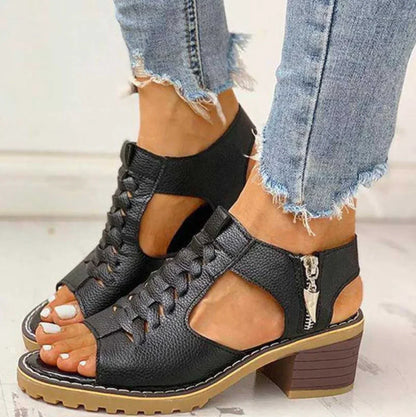 Chloe - Sandalen met rits