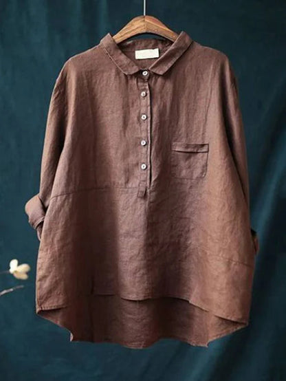 Madeleine | Dames Casual Lange Mouw Blouse | Button Down