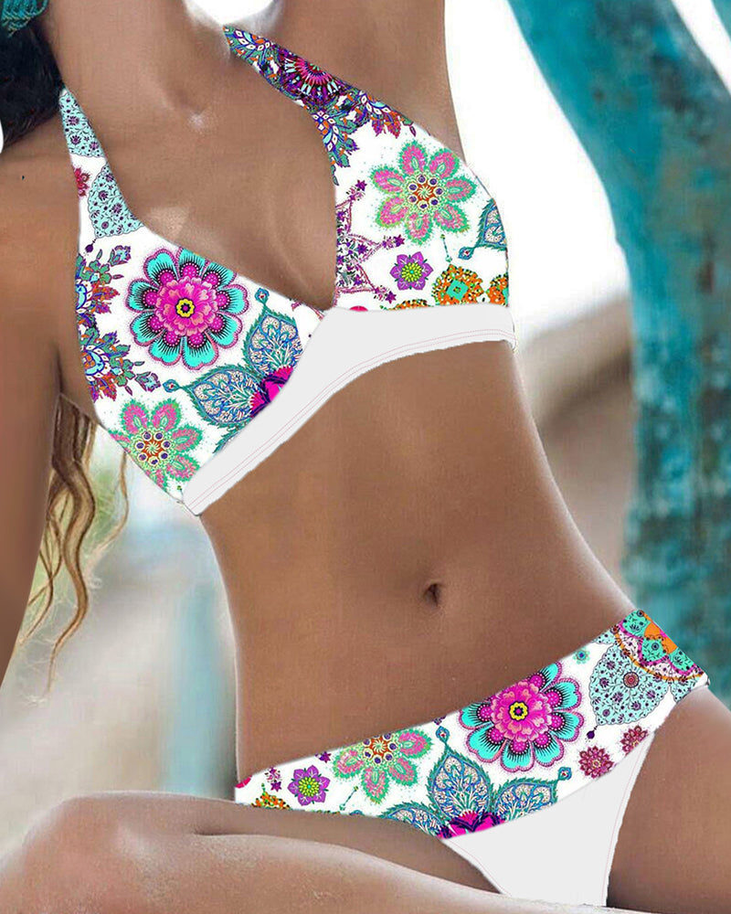 Bikiniset met bloemenpatroon