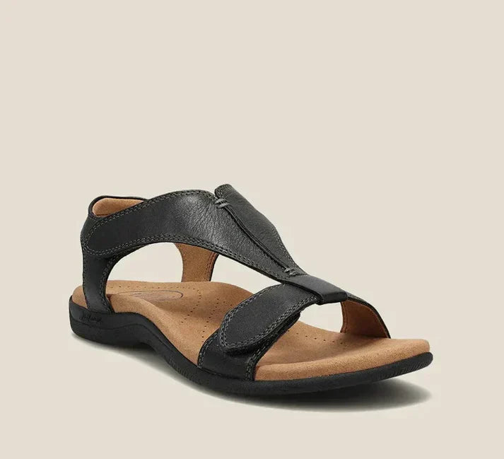 Octavia® | Zomerse leren schoenen met verstelbare sandalen