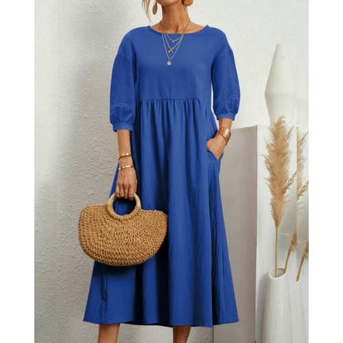 Elegante zomerjurk met avondjasje en romantische details