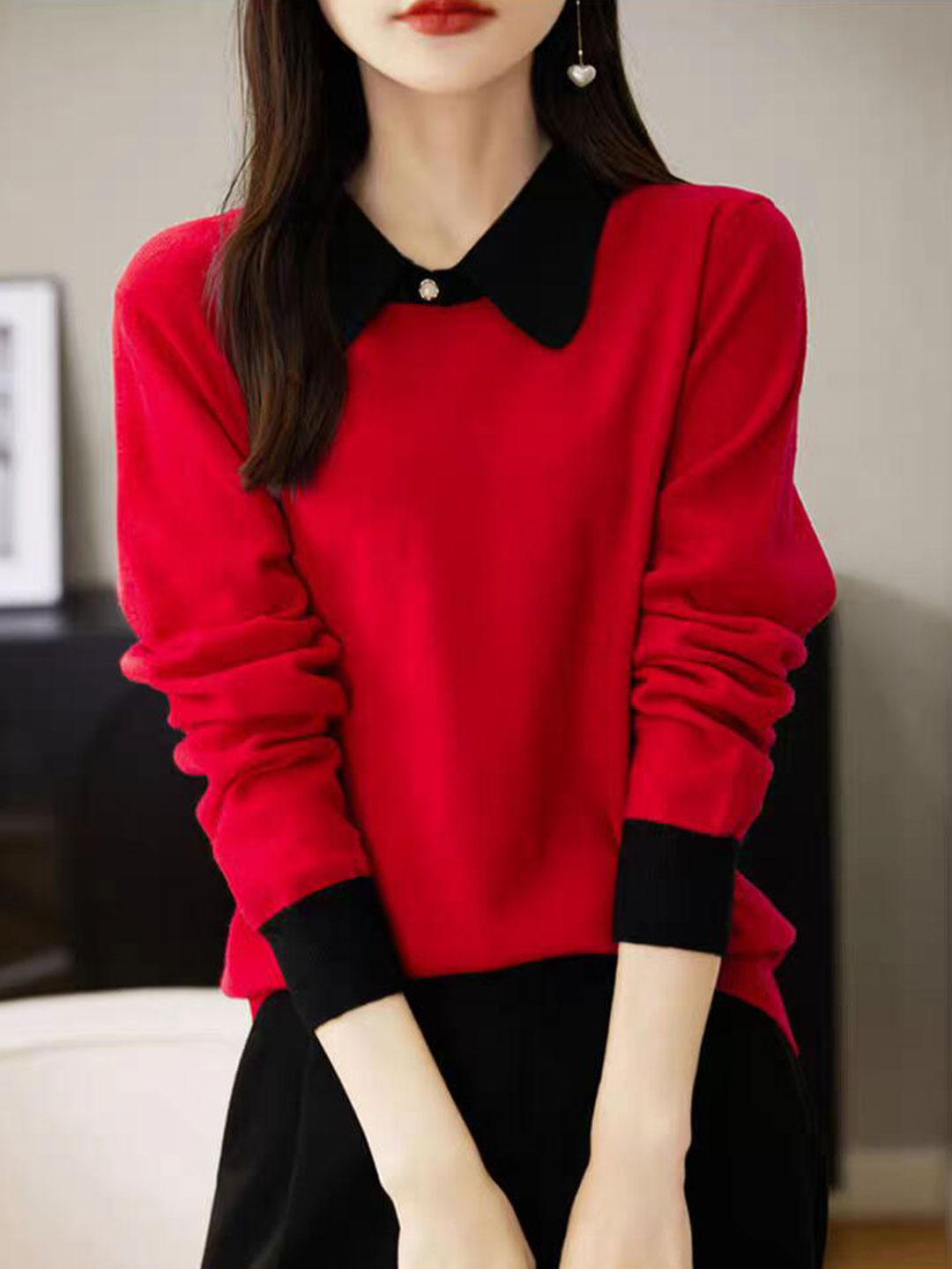 Xisca Blouse | Blouse met lange mouwen