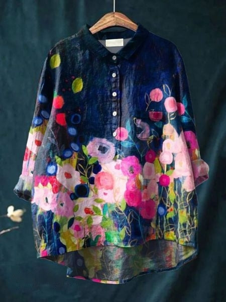 Lorventis™ | Elegante en veelzijdige bloemenblouse