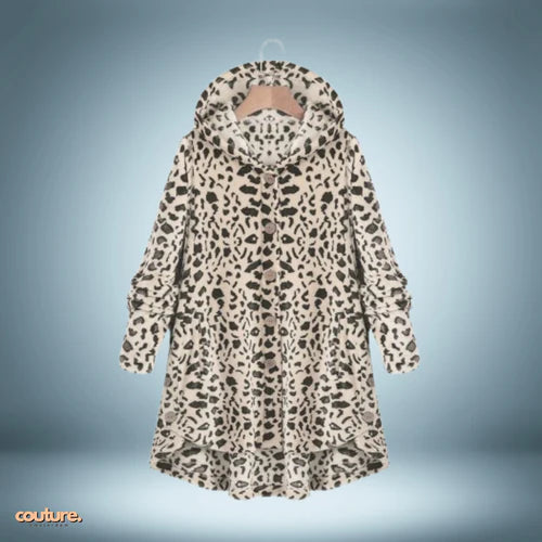 Teddyjas - met knopen en capuchon