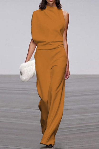 halve col Bootcut jumpsuits (12 kleuren)
