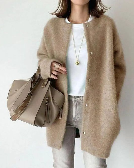 Kath | Chique en comfortabel damesvest van wol en mohair