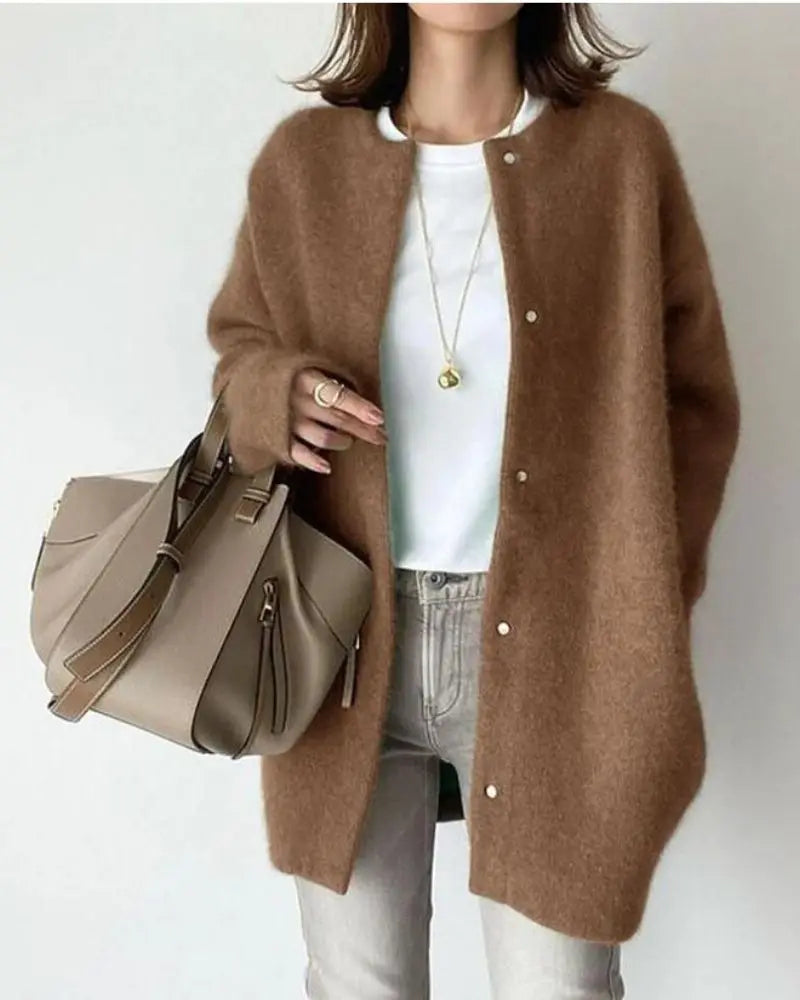 Kath | Chique en comfortabel damesvest van wol en mohair