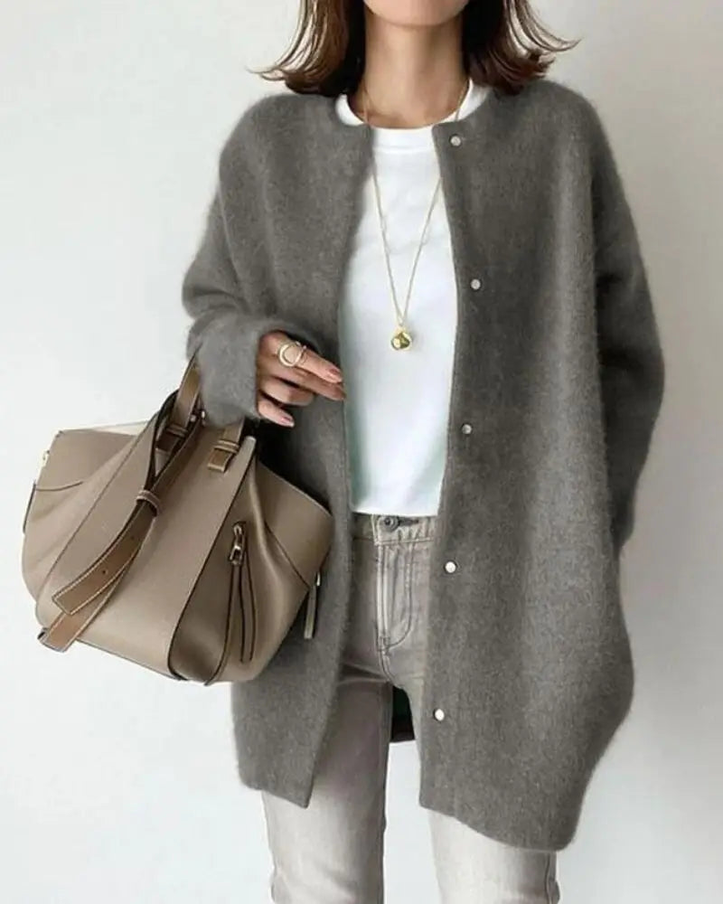 Kath | Chique en comfortabel damesvest van wol en mohair