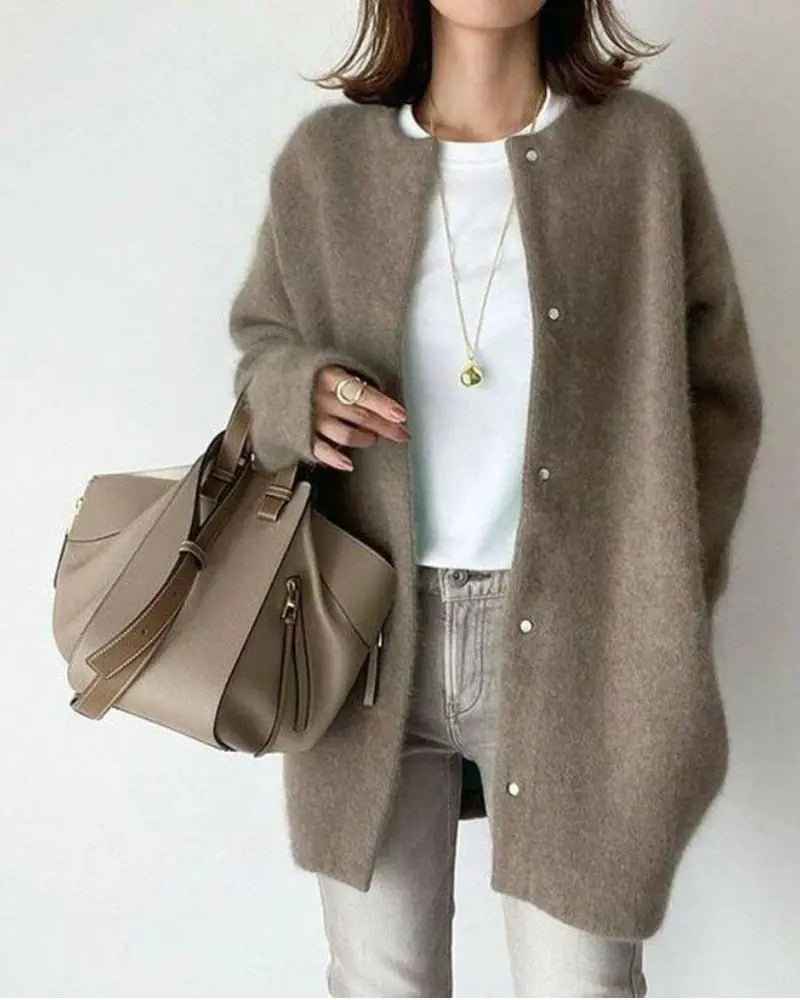 Kath | Chique en comfortabel damesvest van wol en mohair