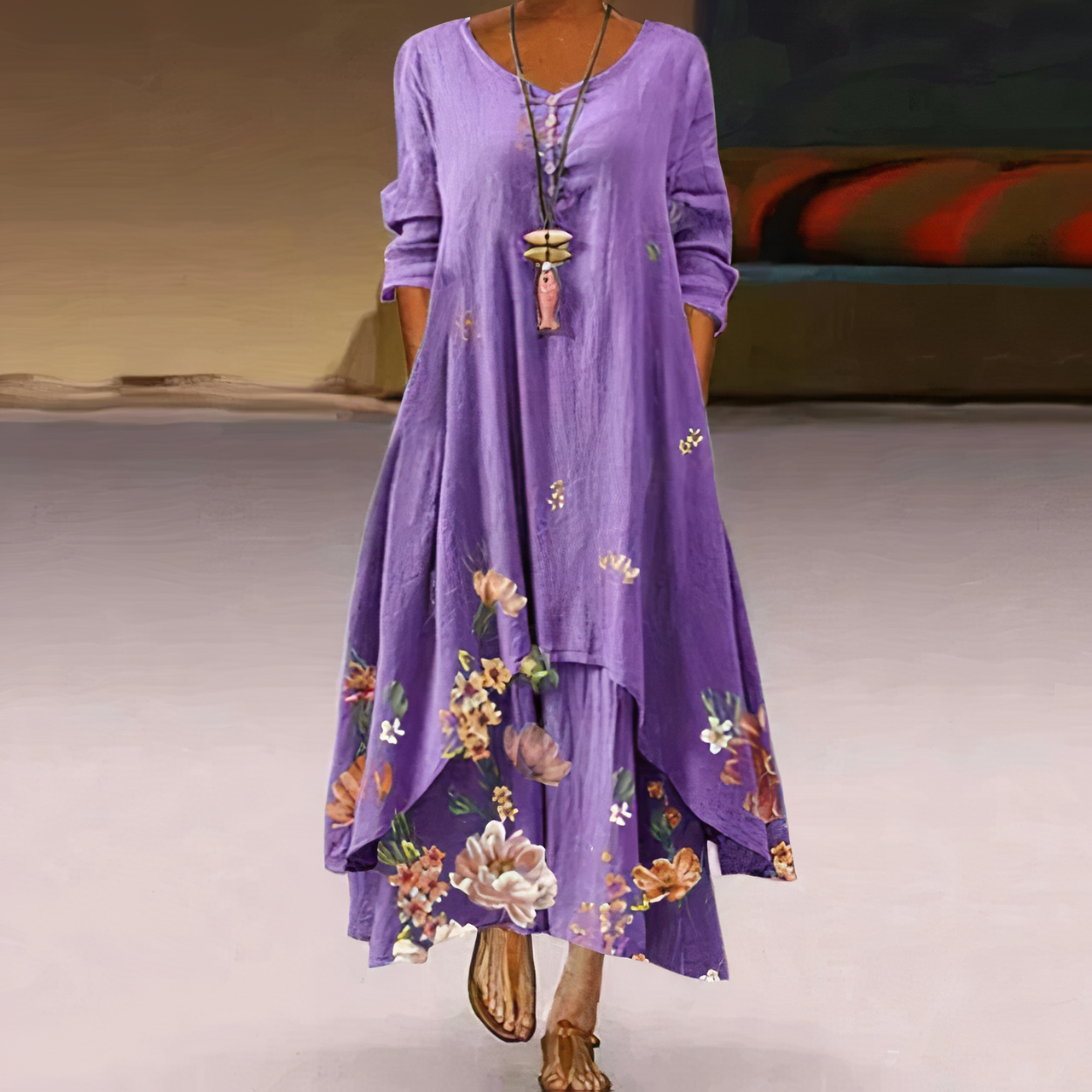 Eloria - Elegante katoenen jurk