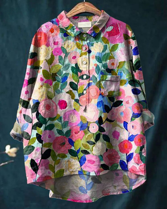 Lorventis™ | Elegante en veelzijdige bloemenblouse