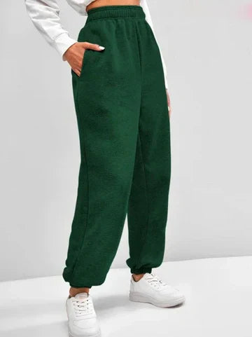 Comfortabele joggingbroek met hoge tailleband