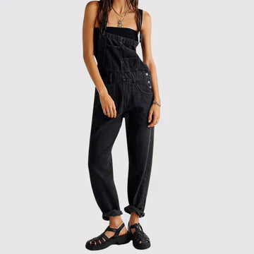 Lange broek met wijde pijpen