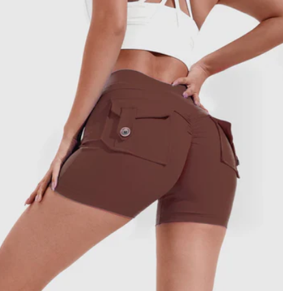 Korte broek met hoge taille