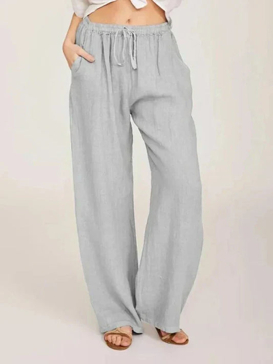 Linnen-katoenen broek