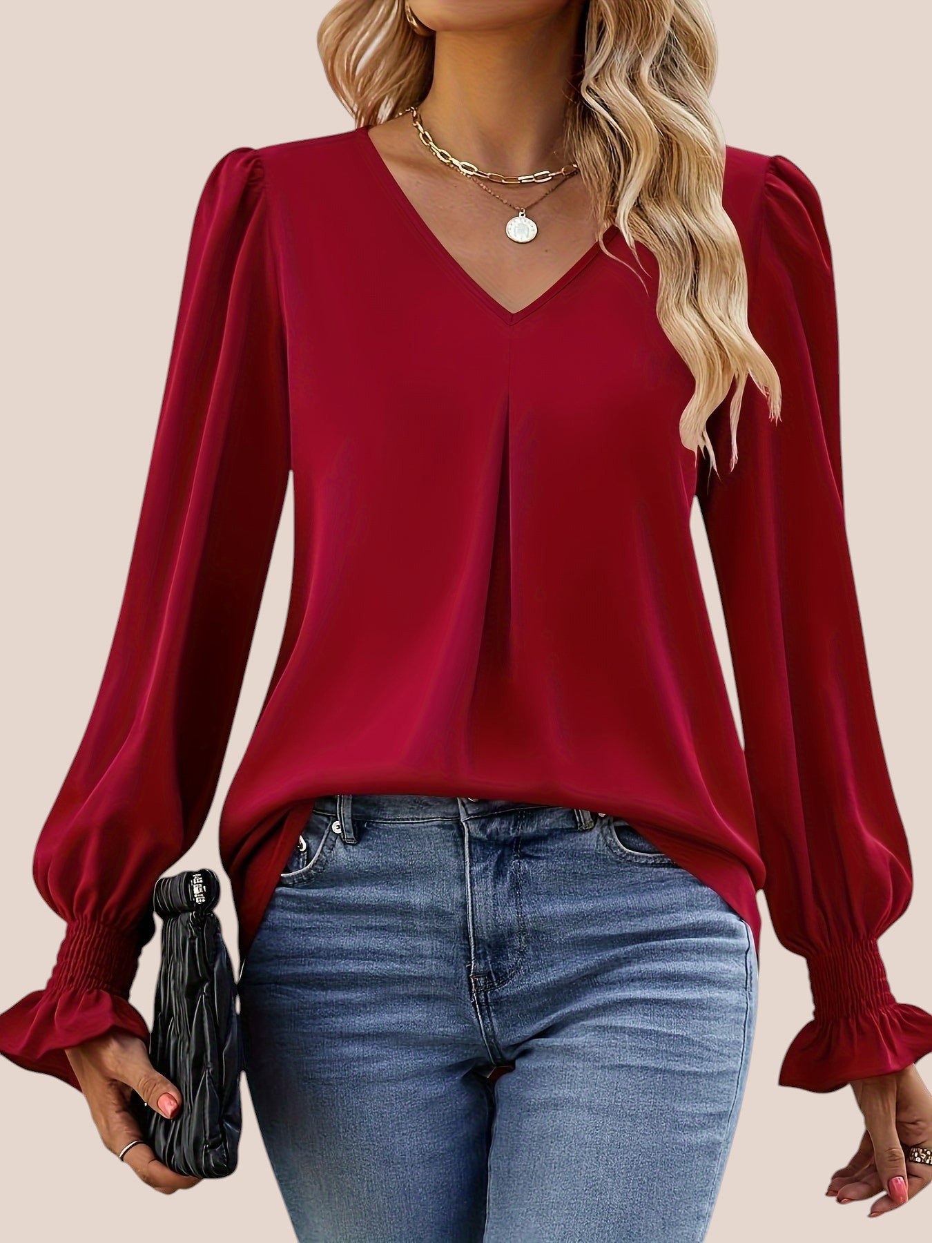 Hlena™ | Elegante herfstblouse