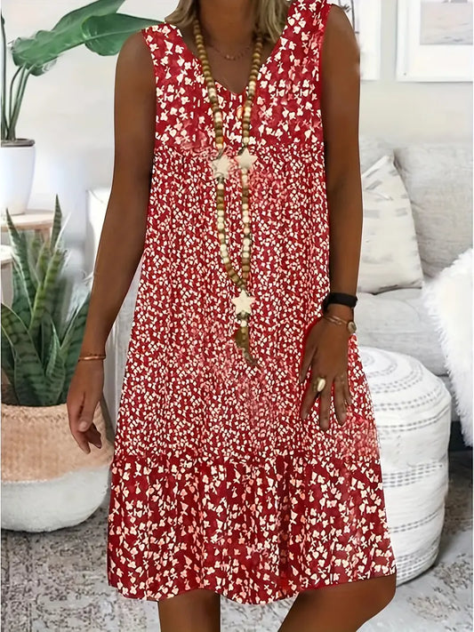 Boho mouwloze jurk