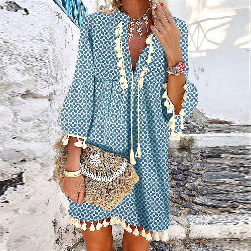 "Britta" vintage zomerjurk