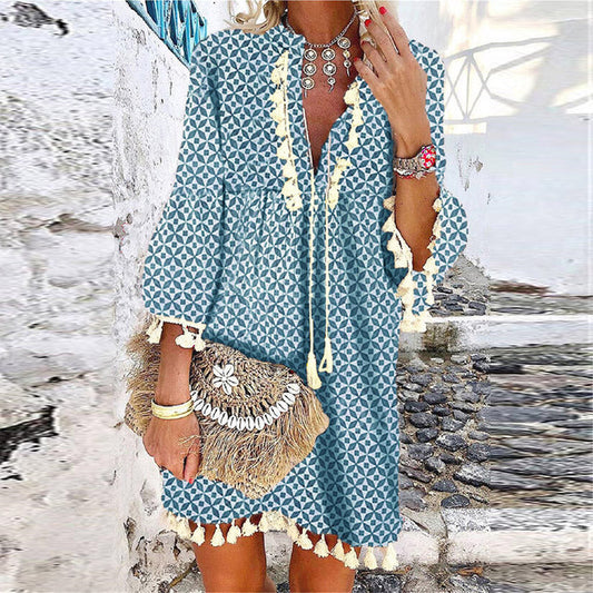 "Britta" vintage zomerjurk