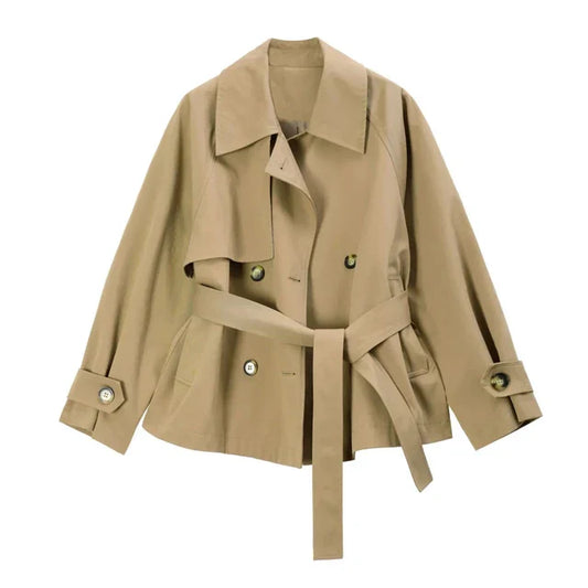 Ryan | Casual trenchcoat voor dames met chique en comfortabele riem