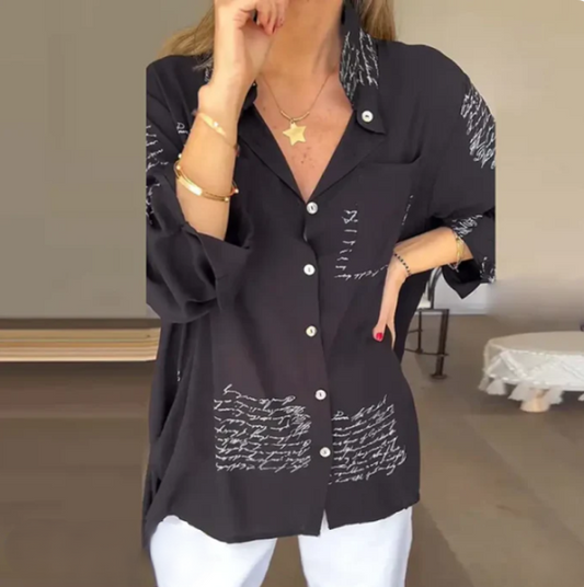 Helena - Elegante en comfortabele button-down blouse