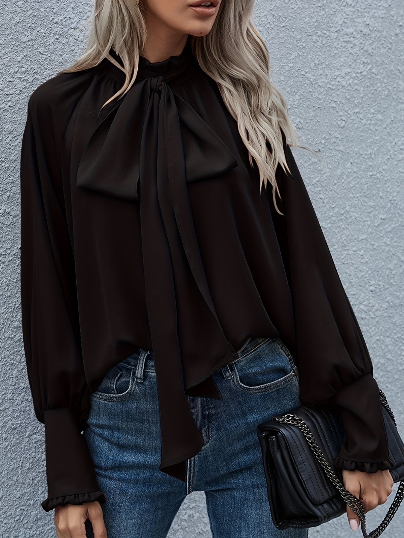 Francy Bloes | Blouse met lange mouwen en ruches