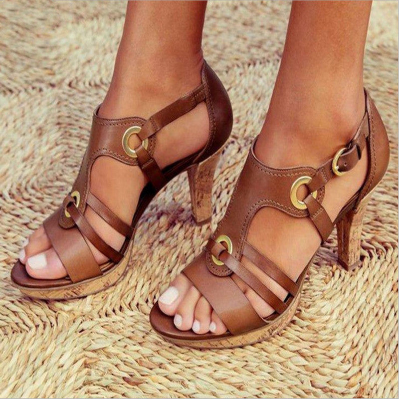 Silvia® | Comfortabele sandalen met hoge hak