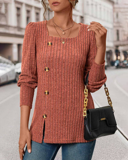 Flora | Elegante en comfortabele gebreide top voor dames