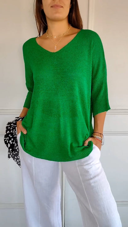 Thrylor™ Chique top met V-hals