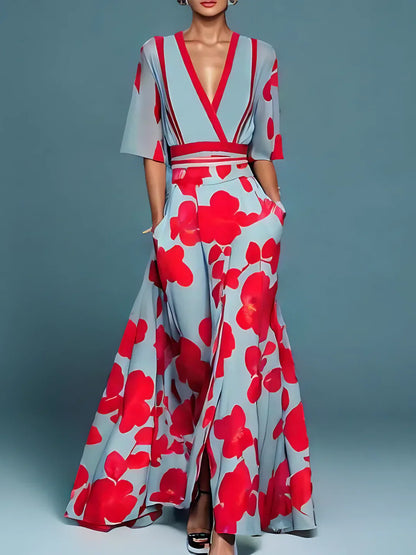 Loise™ - Elegante Florale Portemonneejurk