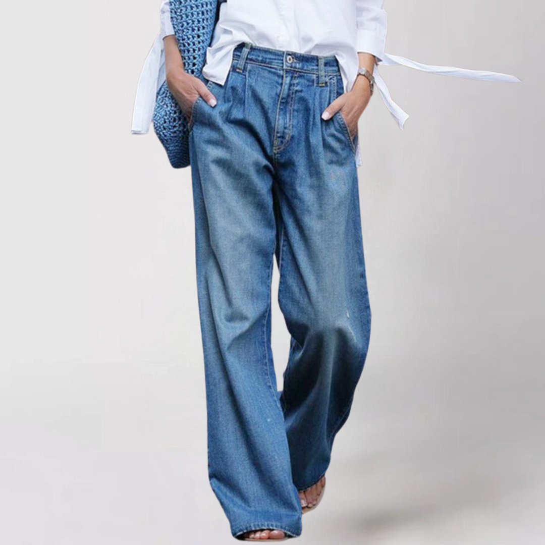 Casual gesneden broek voor dames