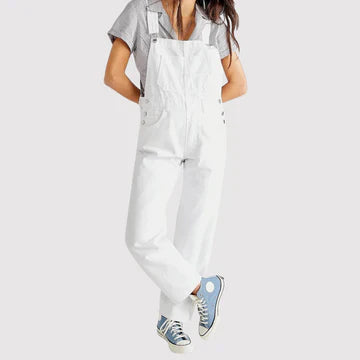 Lange broek met wijde pijpen