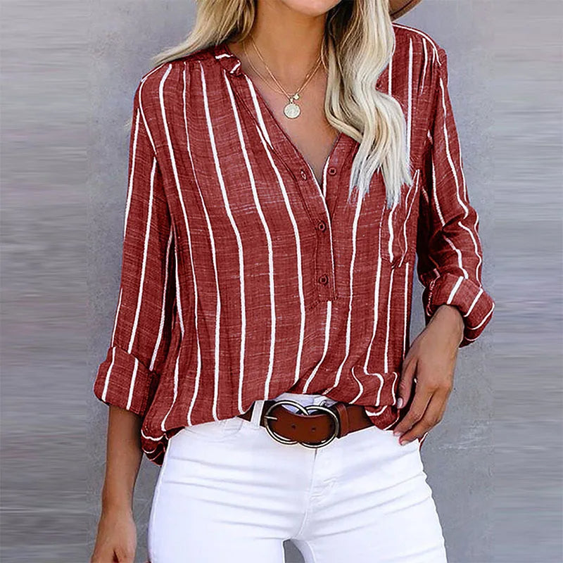 Vardi Dante™ Elise Blouse | Vintage & Gestreept
