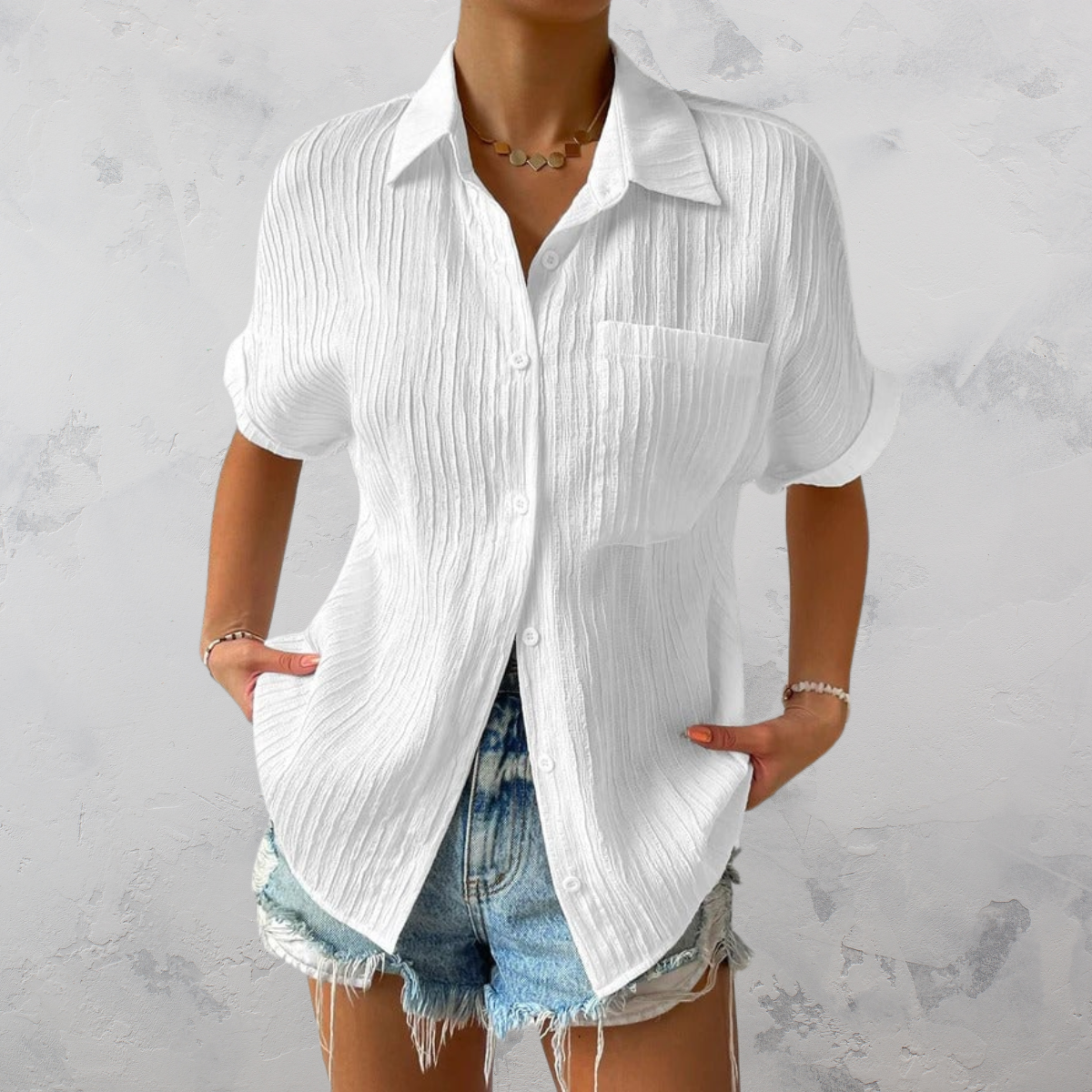 Fay | Casual Lichtgewicht Blouse met Knoopsluiting voor Dames