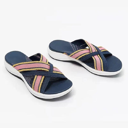 Valentina® | Damesplatformsandalen met elastische band