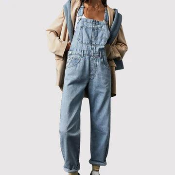 Lange broek met wijde pijpen